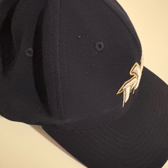 Black Baseball Cap with Embroidered Logo - Picture 1 of 4